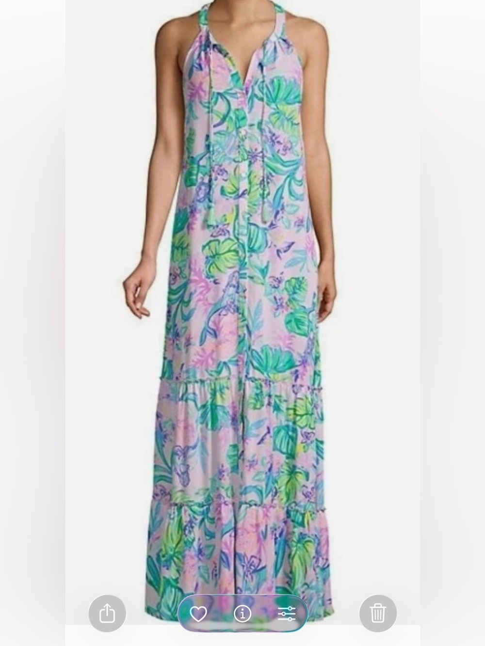 Lilly Pulitzer Luliana Maxi Dress - NWOT - Size Small